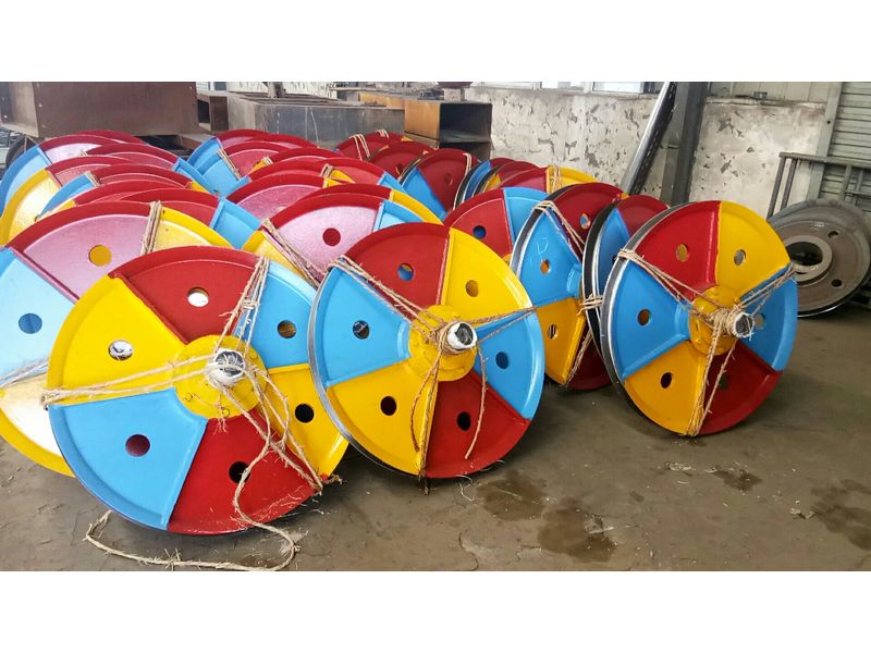 鹽城客戶又定購軋制滑輪100件